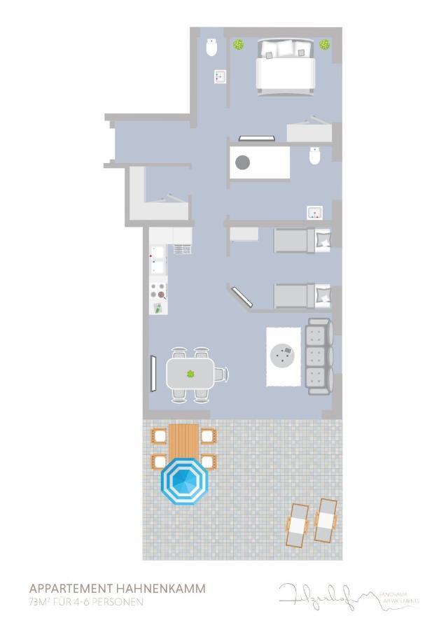 Panorama Appartements Filzerhof Kirchberg in Tirol Bagian luar foto